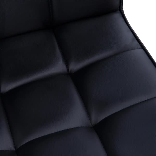 SONNENH Kontorstol, PVC, Sort, 52,5 × 54 × 99 cm