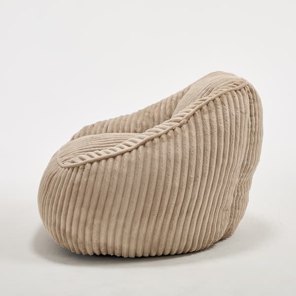 SONNENH Sittsäck, Chenille, Kamelfärgad / Brun, 98 × 92 × 73 cm