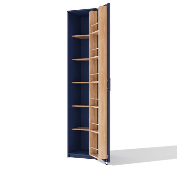 SONNENH Køkkenskab, MDF, Blå, 40 × 40 × 183 cm