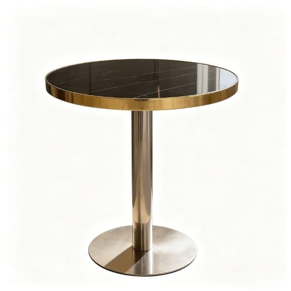 SONNENH Sidebord, MDF, Sort, 60 × 60 × 74 cm