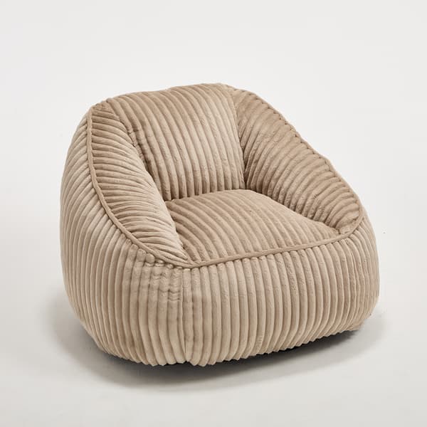 SONNENH Sittsäck, Chenille, Kamelfärgad / Brun, 98 × 92 × 73 cm