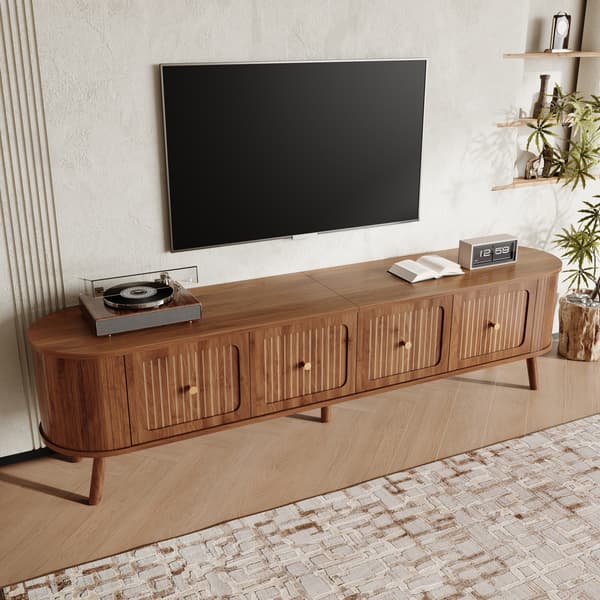 SONNENH TV-bord, MDF / Spånplade, Valnød, 180 × 38 × 47 cm