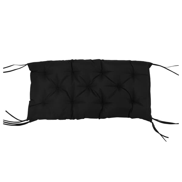SONNENH Sittdyna, Polyester, Svart, 100 × 98 × 8 cm