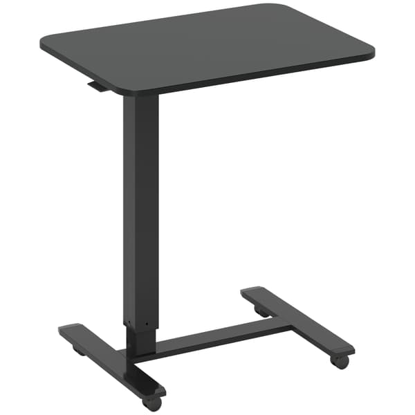 SONNENH Skrivebord, Træ, Sort, 65 × 48 × 110 cm