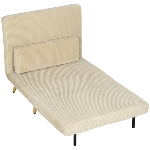 SONNENH Bäddsoffa, Polyester, Beige, 90 × 75 × 84 cm