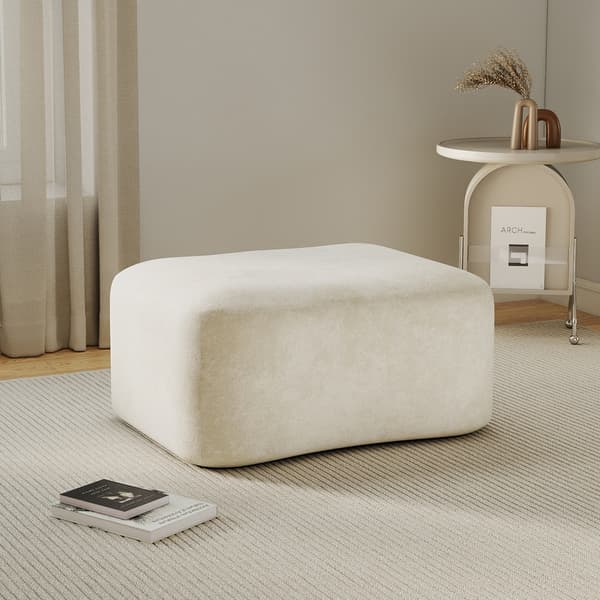 SONNENH Ottoman Sammet-Beige