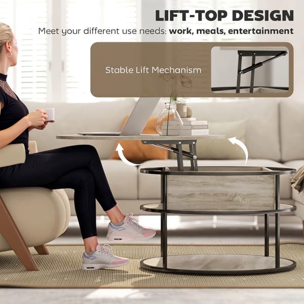 SONNENH Soffbord, MDF, Ek, 80 × 80 × 61,5 cm