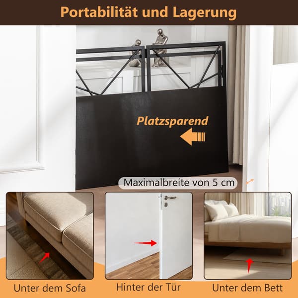 SONNENH Skrivbord svart