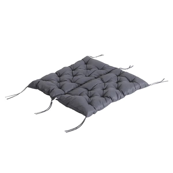 SONNENH Sittdyna, Polyester, Mörkgrå, 98 × 100 × 8 cm
