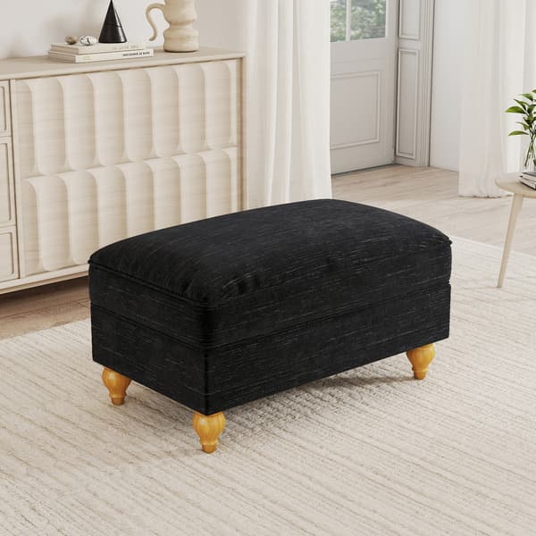 SONNENH Windsor Skammel Chenille - Sort