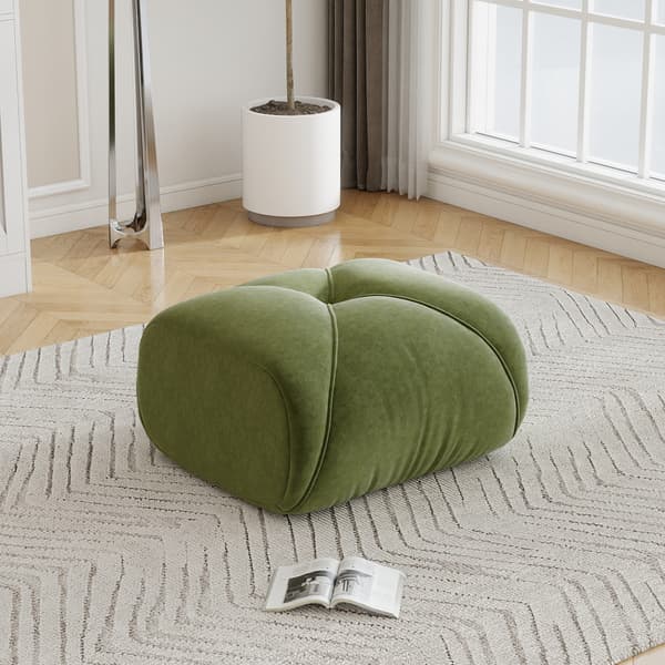 SONNENH Elowin Ottoman Chenille Grön
