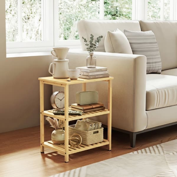 SONNENH Sidobord, Bambu, Naturfärgad, 40,6 × 30 × 50,5 cm