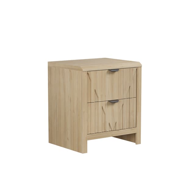 SONNENH Sengebord, MDF / Spånplade, Eg, 48 × 40 × 55,5 cm
