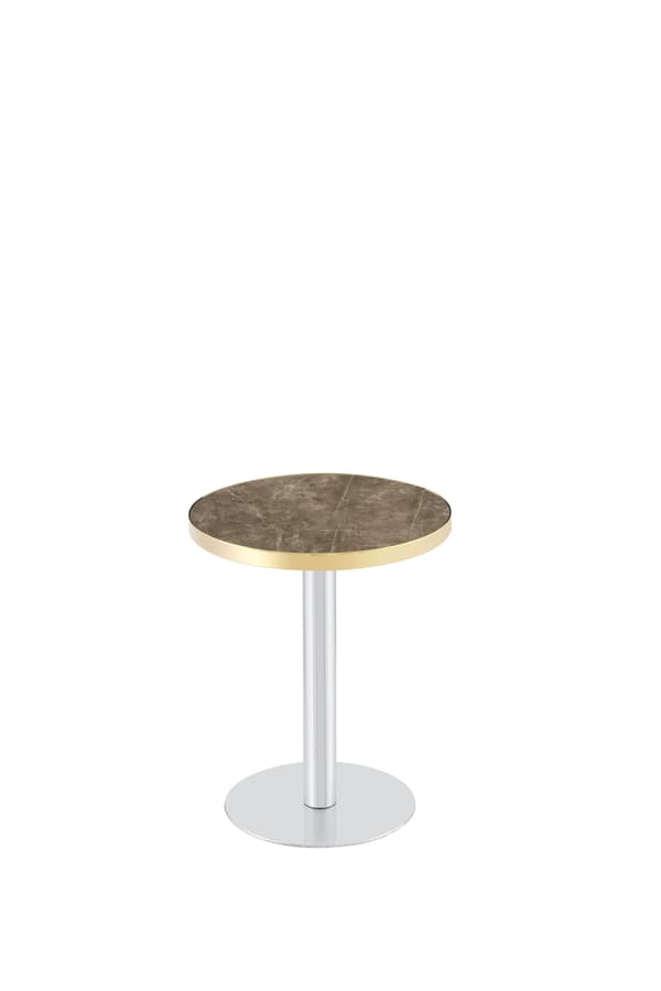 SONNENH Sidebord, MDF, Grå, 60 × 60 × 74 cm