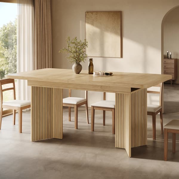 SONNENH Matbord, MDF, Träfärgad, 120 × 80 × 76,1 cm