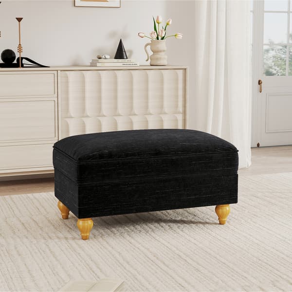 SONNENH Windsor Skammel Chenille - Sort