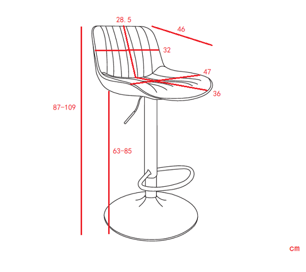 SONNENH Svarta barstolar för matrum, set om 4 – sammetstäckta, höj- och sänkbara, 360° svängtfunktion