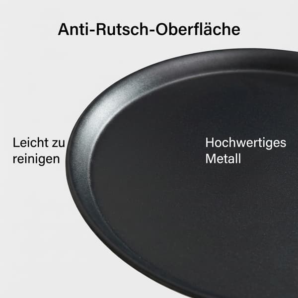 SONNENH Sidebord, Kulstofstål, Sort / Guldfarvet, 38 × 38 × 54 cm