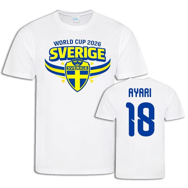 Sverige Supporter T-shirt – Ayari 18