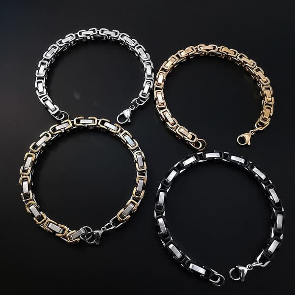 Armband kedja Silver/guld