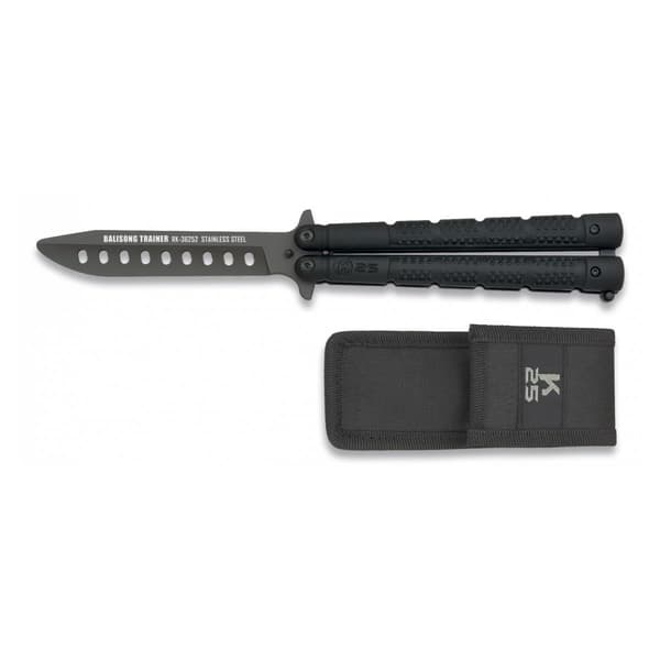 K25 Trænings Balisong Kniv - Sort