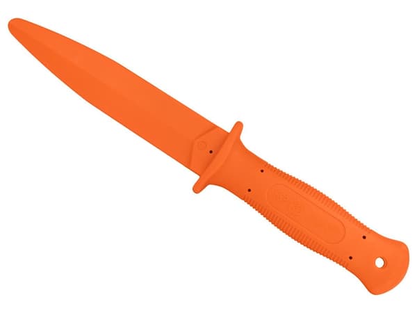 ESP Træningskniv i Plastik, Spids Tip (Blød) - Orange