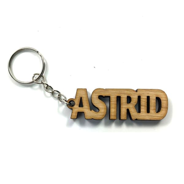 Nøglering i træ - Astrid