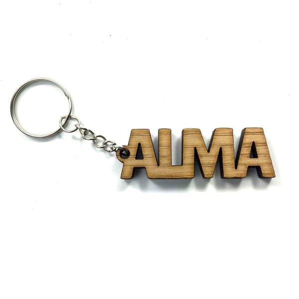 Nøglering i træ - Alma