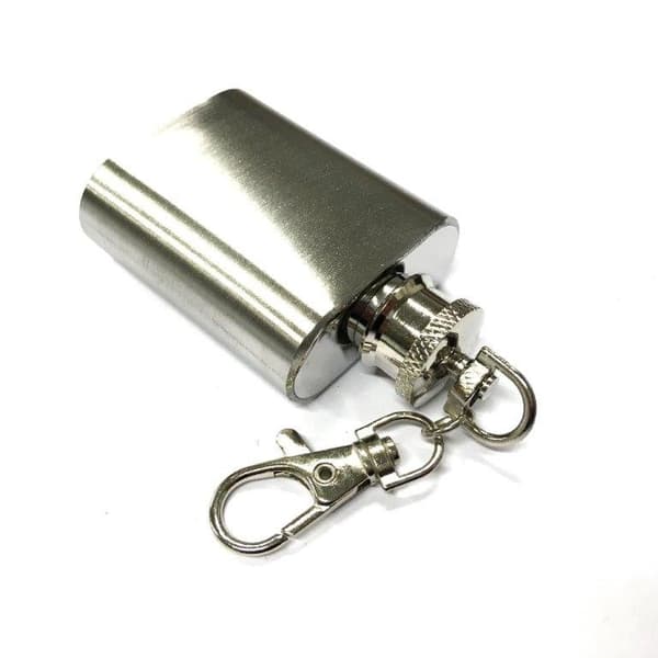 Lille lommelærke i rustfrit stål 30 ml / 1 oz