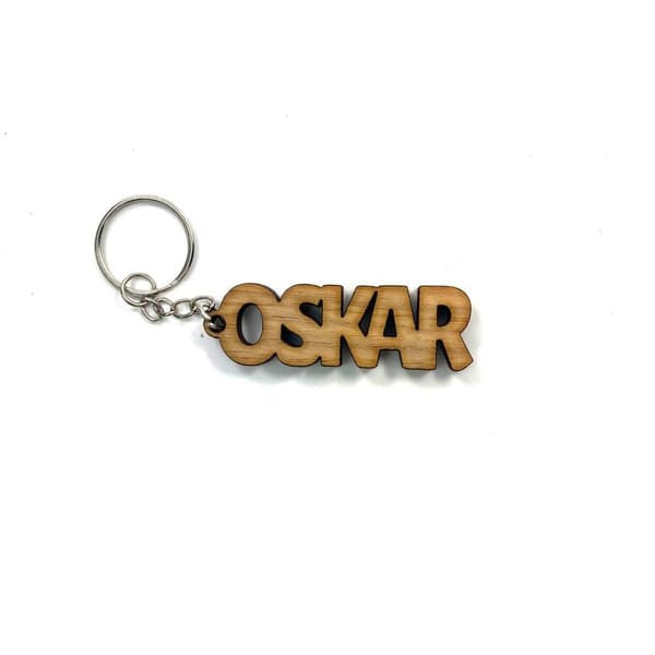 Nøglering i træ - Oskar