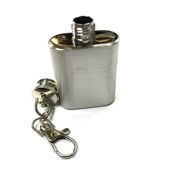 Liten rostfri fickplunta 30 ml / 1 oz