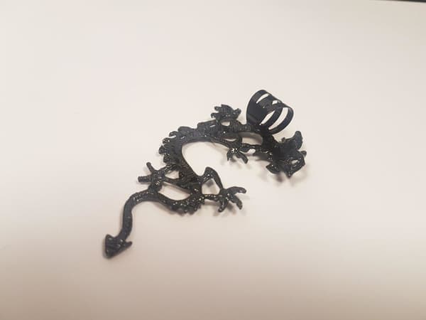 Cool drage-clipørering sort