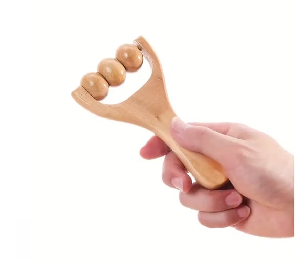 Massagerullar i Trä 2-pack