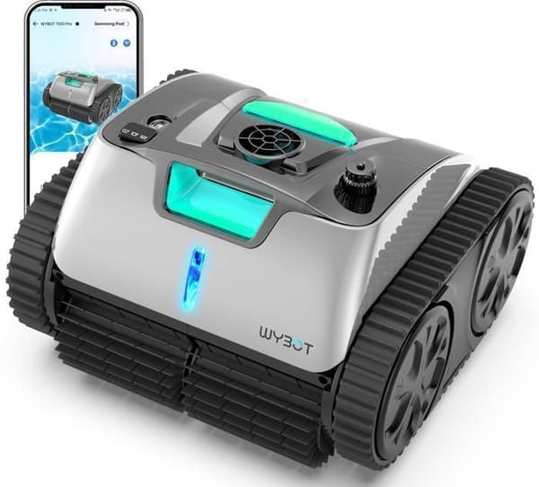 Trådløs poolrobot Wybot C1 Pro med app - Intelligent, Kraftfuld og Effektiv