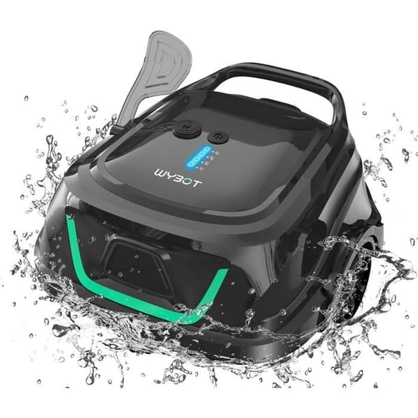 Trådløs poolrobot Wybot A1 - Bundrensning, Lang batterilevetid