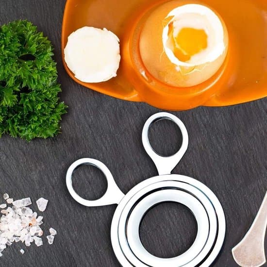 Äggkoppsskärare - Äggöppnare - Frukostförberedelse - Rostfritt stål - 2 delar - Silver
