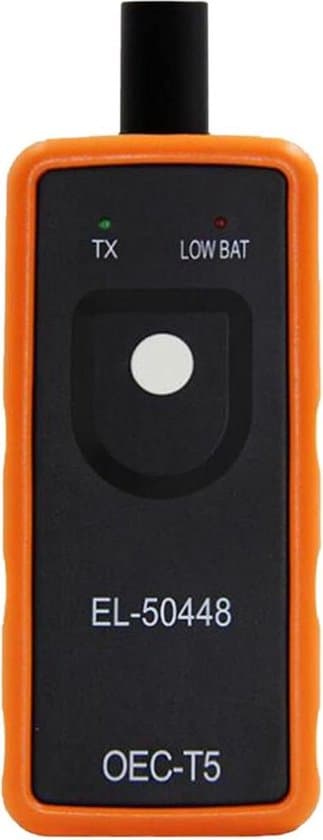 EL-50448 TPMS Däcktrycksinlärningsverktyg, OEC-T5 Däcktryckssensorverktyg, Orange, Batteri ingår ej