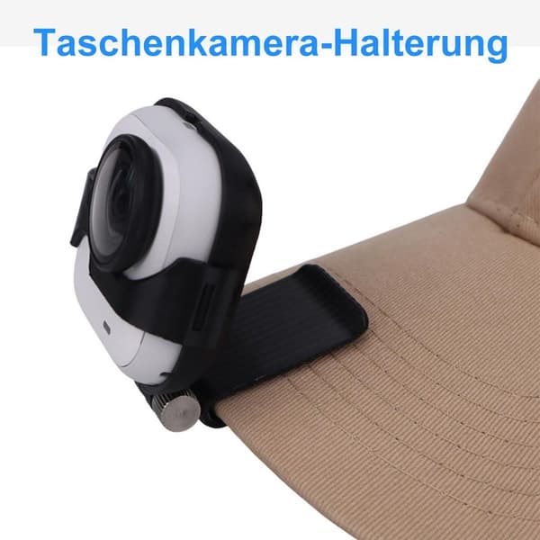 Actionkameramontering, brättklämma för Insta360 Go Ultra fickkamera