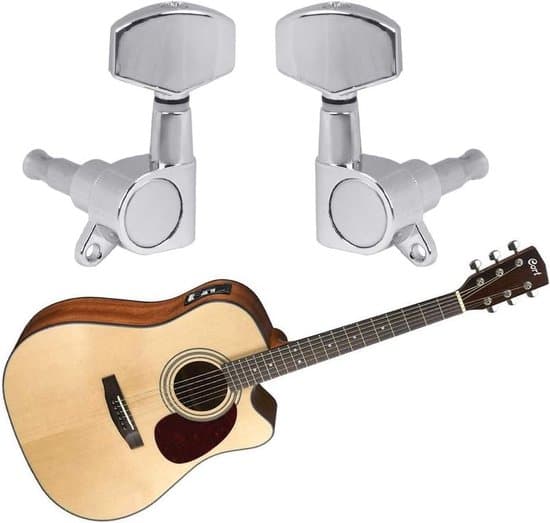 6 delar - Gitarrstämmare - För rattar, gitarrsträngar, stämskruvar, elgitarr eller akustisk gitarr (3 vänster + 3 höger)