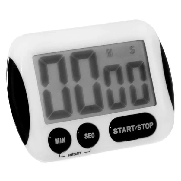 Køkkentimer, elektronisk digital timer, kort timer