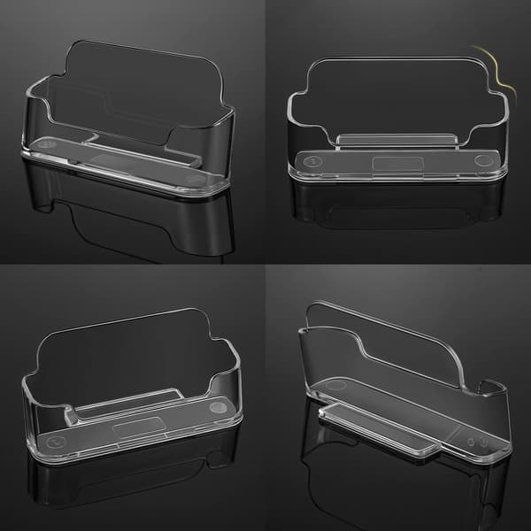 10-pack transparenta visitkortsfickor
