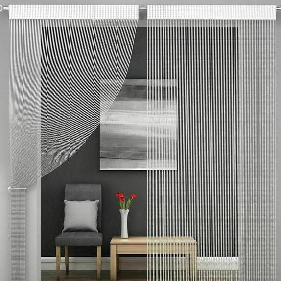 91x200cm Sort Perleforhæng til Dør - Insektmiddel