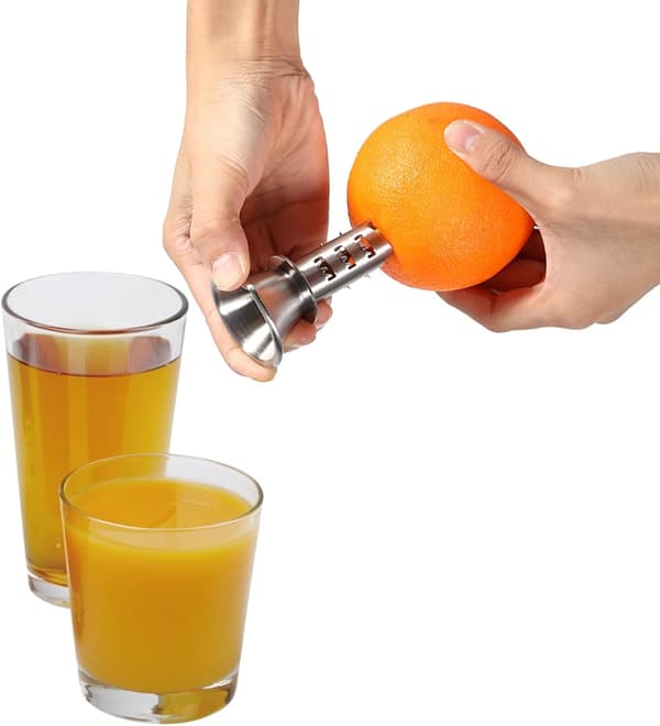 Citronpresser, manuel juicer i rustfrit stål