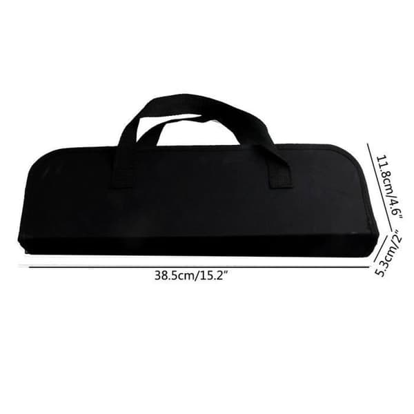 BBQ-redskaber - 9-dele sæt - Rustfrit stål - Medium 38 cm - Essentielt til BBQ