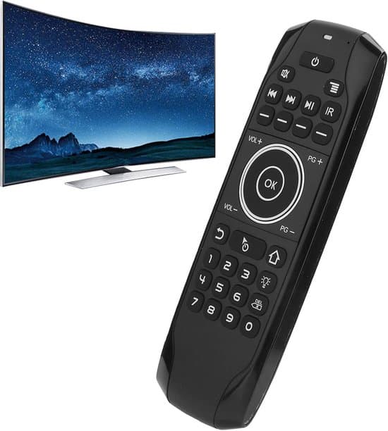 Air Mouse – Bluetooth 5.0 Air Controller – 6-akset Gyroskop Sensor – Kompatibel med Android TV Box, Smart TV, Laptops