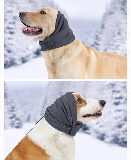 Hundeørebeskyttere - Størrelse S - Grå