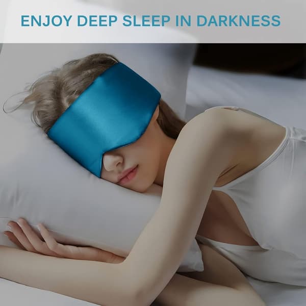 Sovmask - Unisex sovmask - Extra mjuk - Blå