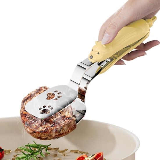 Kökstång - Köttservering - Utomhusmatlagning - Ettstyckstång - 24cm - Gul