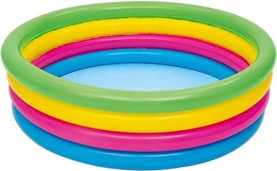 Uppblåsbar regnbågspool – 157x46 cm