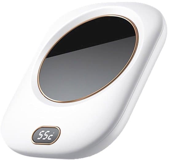 Trådløs kaffekopvarmer - USB/3-niveau temp - 55°C konstant - Hvid